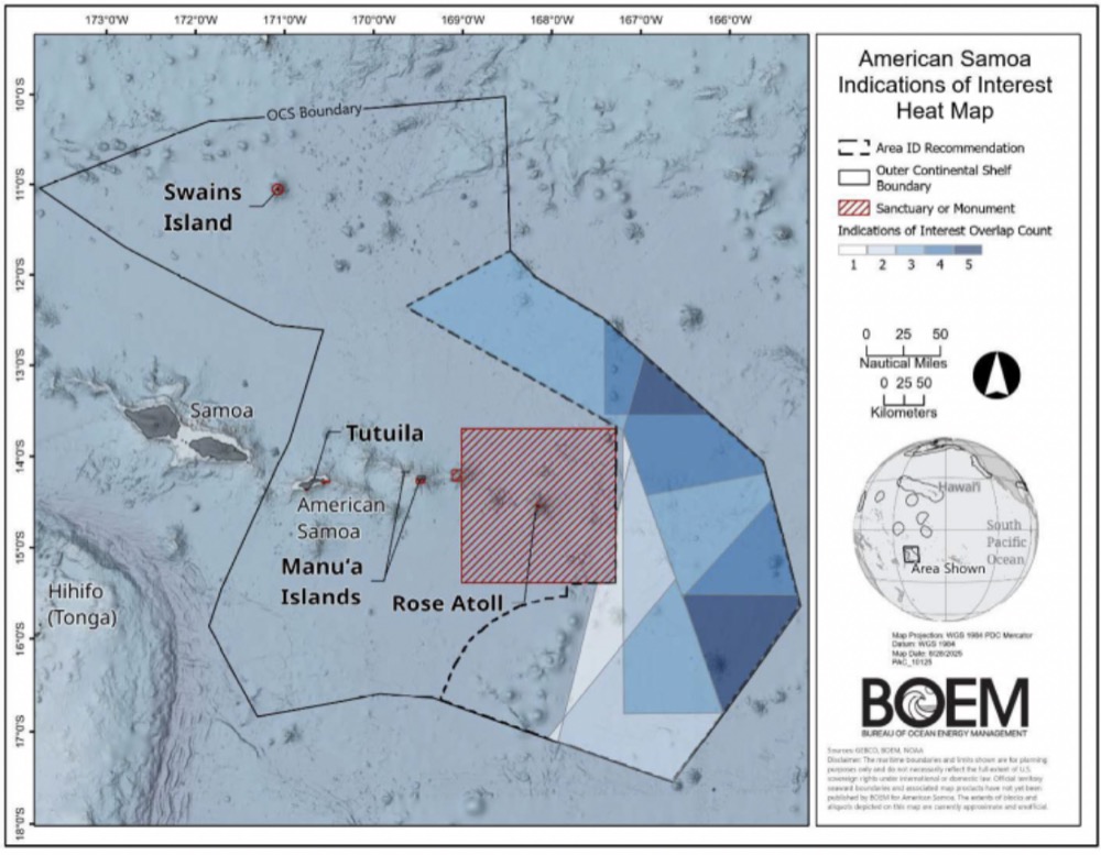 Map of the lease area